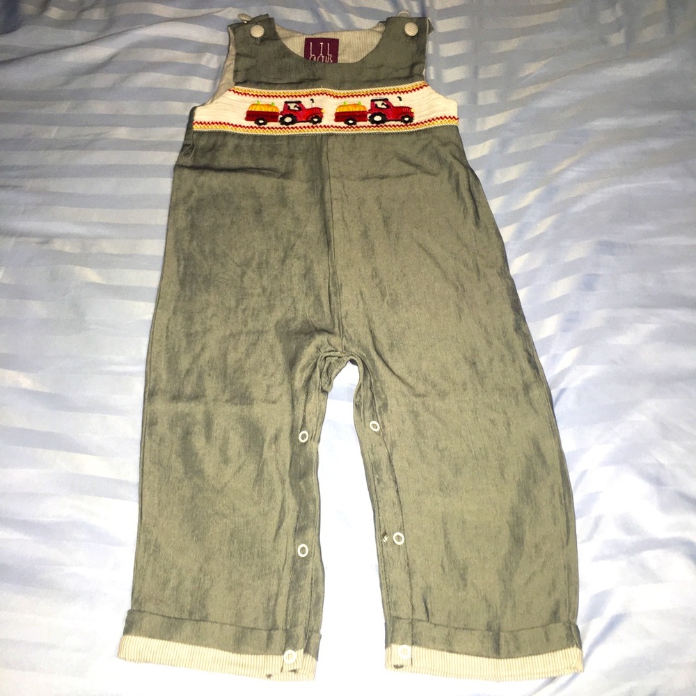 LIL CACTUS grey fall one piece